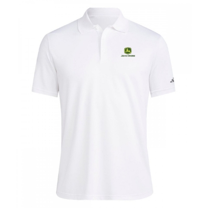 Picture of John Deere Men Performance Polo by Adidas – White AG